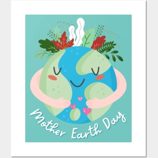 Cute Mother Earth Day Earth Day Celebration Posters and Art